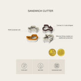 Citron Sandwich Cutter | The Nest Attachment Parenting Hub